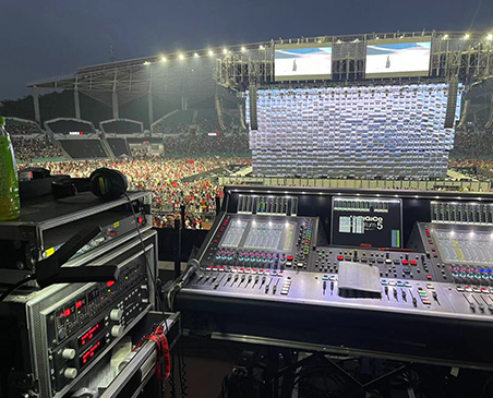 Defeng Performing Arts Guangzhou Station performance uses Whirlwind M7 and M10 series